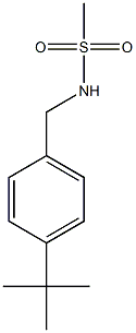 N-[(4-tert-butylphenyl)methyl]methanesulfonamide 化学構造式