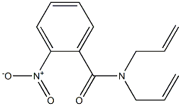 2-nitro-N,N-bis(prop-2-enyl)benzamide Structure