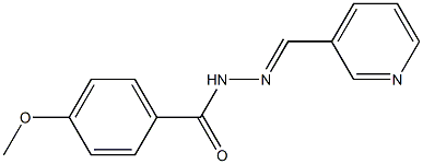 4-methoxy-N-[(E)-pyridin-3-ylmethylideneamino]benzamide