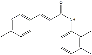 (E)-N-(2,3-dimethylphenyl)-3-(4-methylphenyl)prop-2-enamide Struktur