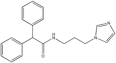 N-(3-imidazol-1-ylpropyl)-2,2-diphenylacetamide