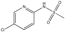 N-(5-chloropyridin-2-yl)methanesulfonamide 化学構造式