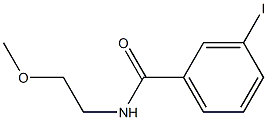 3-iodo-N-(2-methoxyethyl)benzamide,349117-82-4,结构式