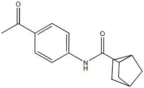 N-(4-acetylphenyl)bicyclo[2.2.1]heptane-3-carboxamide