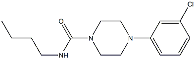 N-butyl-4-(3-chlorophenyl)piperazine-1-carboxamide