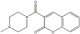  3-(4-methylpiperazine-1-carbonyl)chromen-2-one