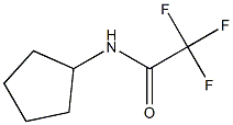 N-cyclopentyl-2,2,2-trifluoroacetamide Struktur