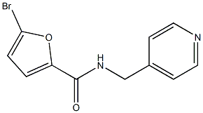 5-bromo-N-(pyridin-4-ylmethyl)furan-2-carboxamide Structure
