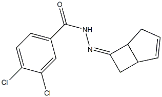 N-[(Z)-7-bicyclo[3.2.0]hept-3-enylideneamino]-3,4-dichlorobenzamide Structure