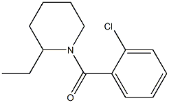 (2-chlorophenyl)-(2-ethylpiperidin-1-yl)methanone Structure
