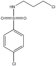 4-chloro-N-(3-chloropropyl)benzenesulfonamide Structure