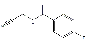 N-(cyanomethyl)-4-fluorobenzamide Structure
