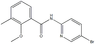 N-(5-bromopyridin-2-yl)-2-methoxy-3-methylbenzamide Structure