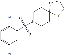 8-(2,5-dichlorophenyl)sulfonyl-1,4-dioxa-8-azaspiro[4.5]decane Structure