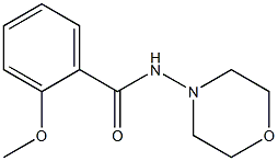 2-methoxy-N-morpholin-4-ylbenzamide Structure