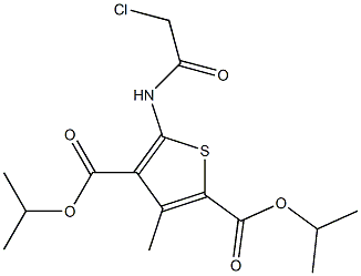  dipropan-2-yl 5-[(2-chloroacetyl)amino]-3-methylthiophene-2,4-dicarboxylate