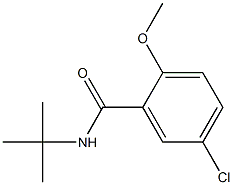 N-tert-butyl-5-chloro-2-methoxybenzamide Structure