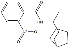 N-[1-(3-bicyclo[2.2.1]heptanyl)ethyl]-2-nitrobenzamide Structure