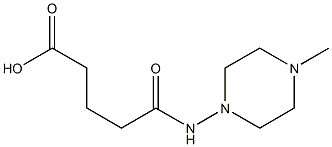 5-[(4-methylpiperazin-1-yl)amino]-5-oxopentanoic acid Structure