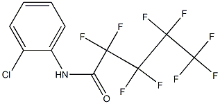 N-(2-chlorophenyl)-2,2,3,3,4,4,5,5,5-nonafluoropentanamide Structure