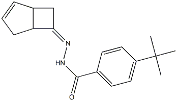 N-[(Z)-7-bicyclo[3.2.0]hept-3-enylideneamino]-4-tert-butylbenzamide 化学構造式