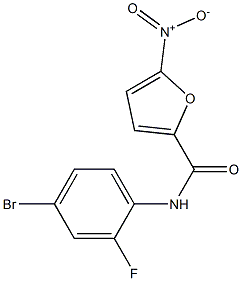 N-(4-bromo-2-fluorophenyl)-5-nitrofuran-2-carboxamide Structure