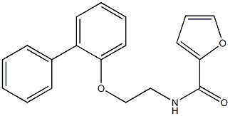 N-[2-(2-phenylphenoxy)ethyl]furan-2-carboxamide Structure