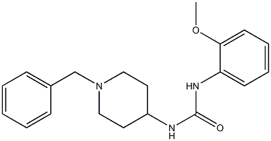 1-(1-benzylpiperidin-4-yl)-3-(2-methoxyphenyl)urea Structure