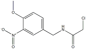 2-chloro-N-[(4-methoxy-3-nitrophenyl)methyl]acetamide Structure