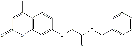 benzyl 2-(4-methyl-2-oxochromen-7-yl)oxyacetate Structure