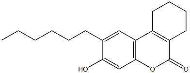 2-hexyl-3-hydroxy-7,8,9,10-tetrahydrobenzo[c]chromen-6-one