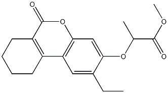  methyl 2-[(2-ethyl-6-oxo-7,8,9,10-tetrahydrobenzo[c]chromen-3-yl)oxy]propanoate