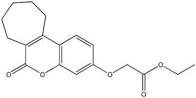 ethyl 2-[(6-oxo-8,9,10,11-tetrahydro-7H-cyclohepta[c]chromen-3-yl)oxy]acetate