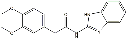  N-(1H-benzimidazol-2-yl)-2-(3,4-dimethoxyphenyl)acetamide