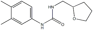 1-(3,4-dimethylphenyl)-3-(oxolan-2-ylmethyl)urea Structure