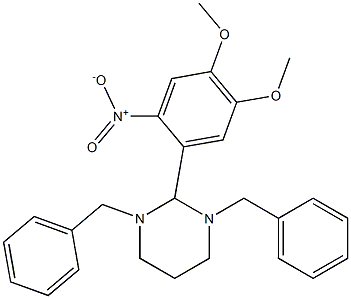  1,3-dibenzyl-2-(4,5-dimethoxy-2-nitrophenyl)-1,3-diazinane