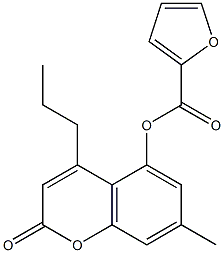 (7-methyl-2-oxo-4-propylchromen-5-yl) furan-2-carboxylate