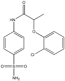 2-(2-chlorophenoxy)-N-(4-sulfamoylphenyl)propanamide Structure