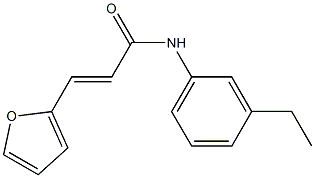(E)-N-(3-ethylphenyl)-3-(furan-2-yl)prop-2-enamide Structure