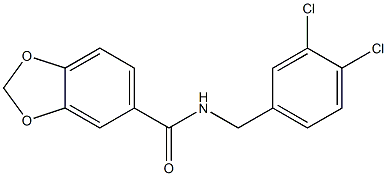 N-[(3,4-dichlorophenyl)methyl]-1,3-benzodioxole-5-carboxamide