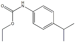 ethyl N-(4-propan-2-ylphenyl)carbamate Structure