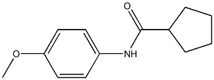 N-(4-methoxyphenyl)cyclopentanecarboxamide Structure