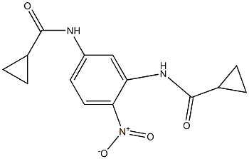 N-[3-(cyclopropanecarbonylamino)-4-nitrophenyl]cyclopropanecarboxamide