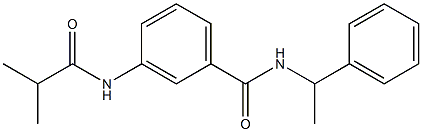 3-(2-methylpropanoylamino)-N-(1-phenylethyl)benzamide