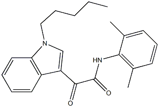 N-(2,6-dimethylphenyl)-2-oxo-2-(1-pentylindol-3-yl)acetamide Structure