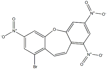 1-bromo-3,7,9-trinitrobenzo[b][1]benzoxepine Struktur