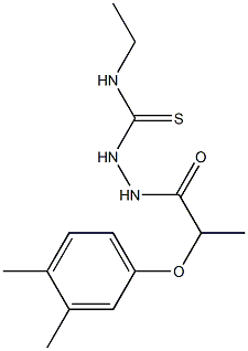 1-[2-(3,4-dimethylphenoxy)propanoylamino]-3-ethylthiourea