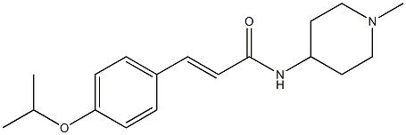 (E)-N-(1-methylpiperidin-4-yl)-3-(4-propan-2-yloxyphenyl)prop-2-enamide