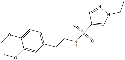 N-[2-(3,4-dimethoxyphenyl)ethyl]-1-ethylpyrazole-4-sulfonamide