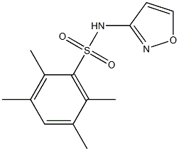 2,3,5,6-tetramethyl-N-(1,2-oxazol-3-yl)benzenesulfonamide Structure